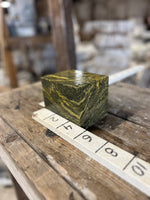 Load image into Gallery viewer, 8lb Indian Yellow mix Soapstone Block 5x4x4
