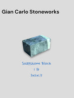 Load image into Gallery viewer, Teachers 12 pack of 1lb Indian Green Soapstone Block 3x2x1.5” - Gian Carlo Artistic Stone
