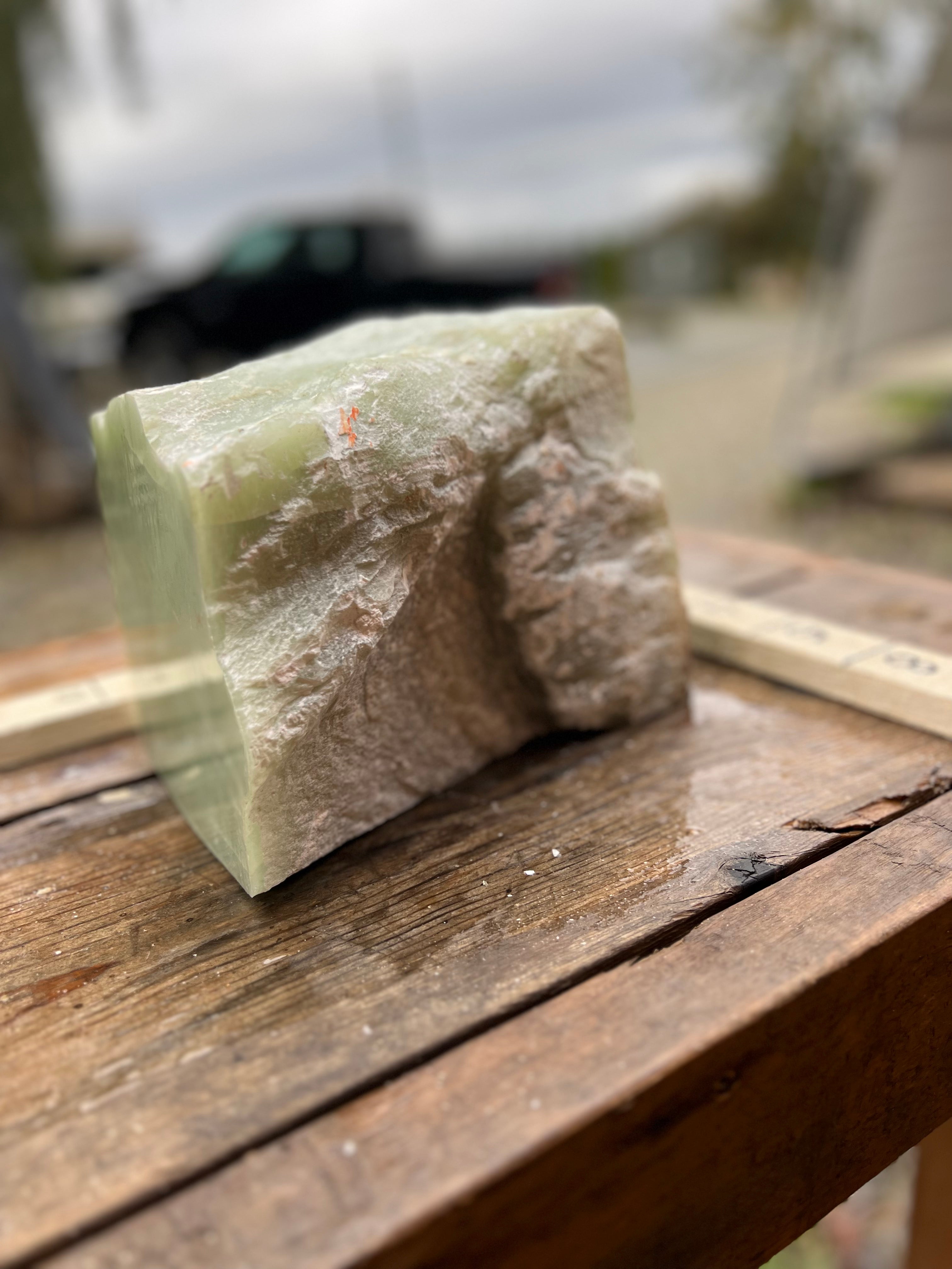 Lime Green Indian Soapstone 26lbs