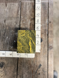 8lb Indian Yellow mix Soapstone Block 5x4x4