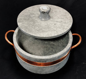 Soapstone Pot w/ Vent 4Litre - Gian Carlo Artistic Stone